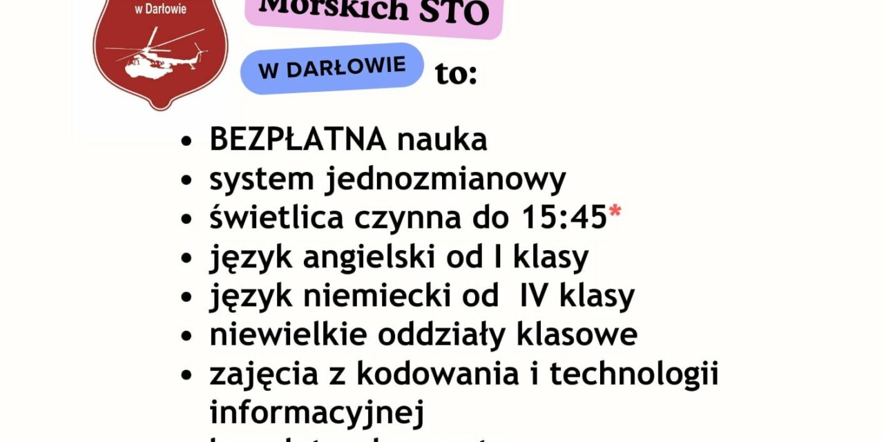 Zapraszamy do naszej szkoły podstawowej!