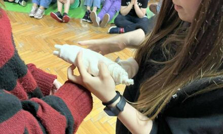 Nauka udzielania pierwszej pomocy w wykonaniu kl.8