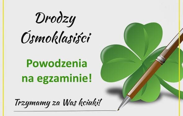 EGZAMIN ÓSMOKLASISTY
