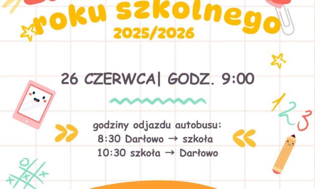 Zakończenie roku szkolnego 2025/2026