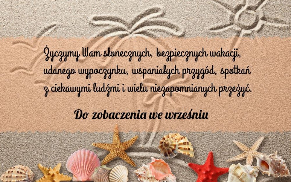 Życzenia wakacyjne
